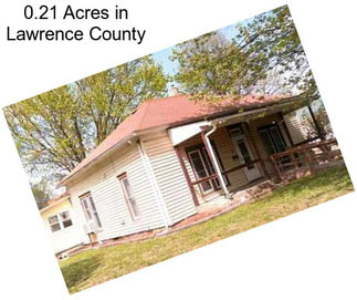 0.21 Acres in Lawrence County