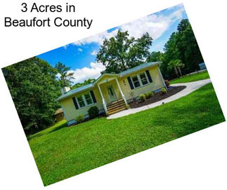 3 Acres in Beaufort County