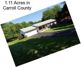 1.11 Acres in Carroll County