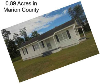 0.89 Acres in Marion County