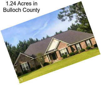 1.24 Acres in Bulloch County
