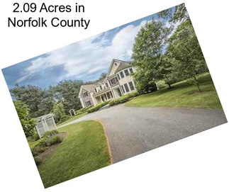 2.09 Acres in Norfolk County