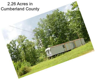 2.26 Acres in Cumberland County