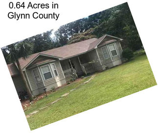 0.64 Acres in Glynn County