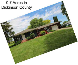 0.7 Acres in Dickinson County