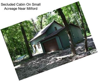 Secluded Cabin On Small Acreage Near Milford