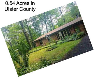 0.54 Acres in Ulster County