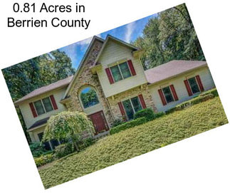 0.81 Acres in Berrien County