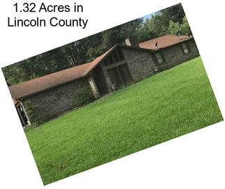 1.32 Acres in Lincoln County