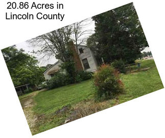 20.86 Acres in Lincoln County