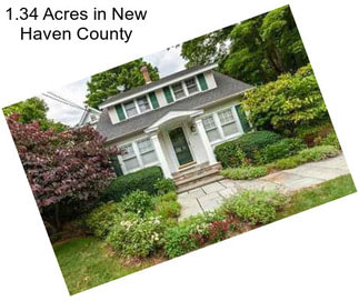 1.34 Acres in New Haven County