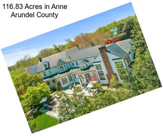 116.83 Acres in Anne Arundel County