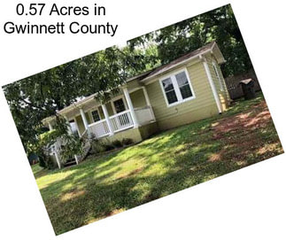 0.57 Acres in Gwinnett County