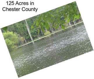 125 Acres in Chester County