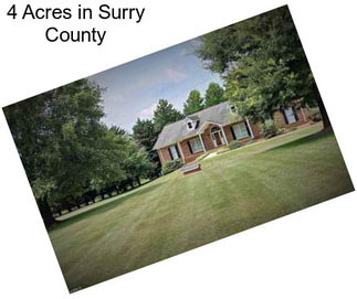 4 Acres in Surry County