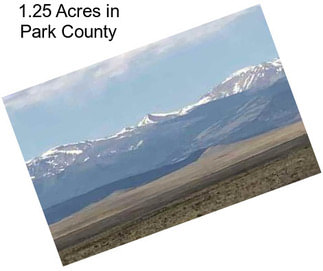 1.25 Acres in Park County