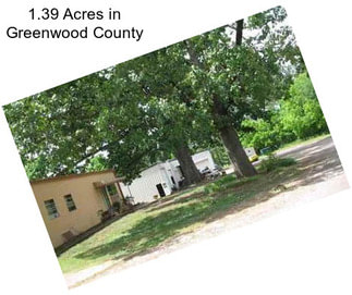 1.39 Acres in Greenwood County