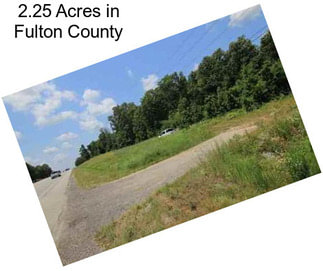 2.25 Acres in Fulton County