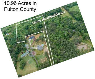 10.96 Acres in Fulton County