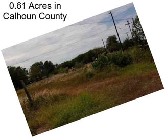 0.61 Acres in Calhoun County