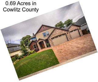0.69 Acres in Cowlitz County