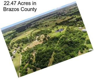 22.47 Acres in Brazos County