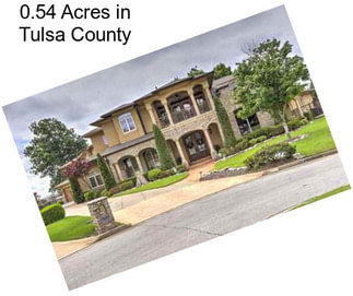 0.54 Acres in Tulsa County