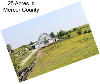 25 Acres in Mercer County