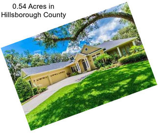 0.54 Acres in Hillsborough County