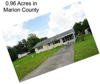 0.96 Acres in Marion County