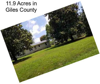 11.9 Acres in Giles County