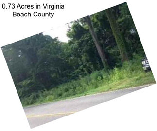 0.73 Acres in Virginia Beach County