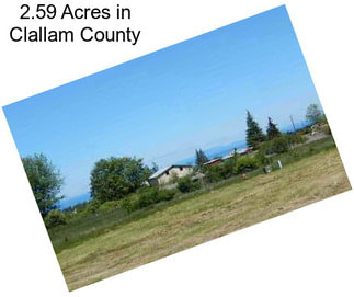 2.59 Acres in Clallam County