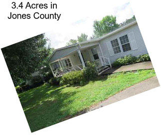 3.4 Acres in Jones County