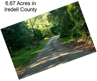 6.67 Acres in Iredell County