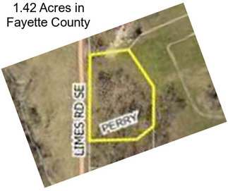 1.42 Acres in Fayette County