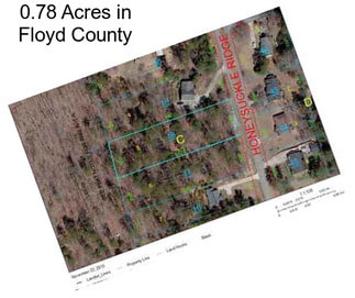 0.78 Acres in Floyd County