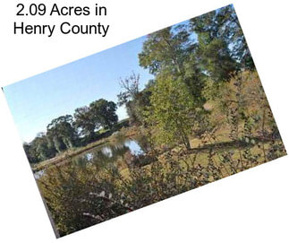 2.09 Acres in Henry County