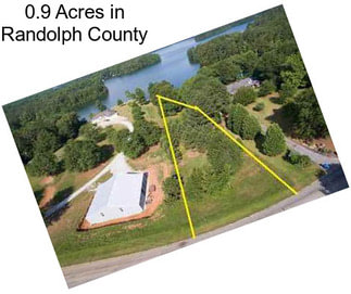 0.9 Acres in Randolph County