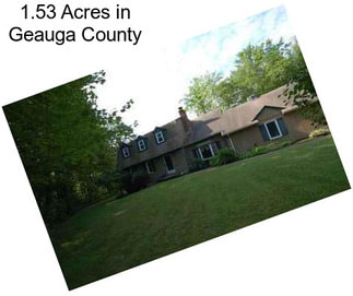 1.53 Acres in Geauga County