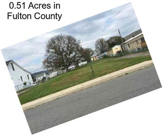 0.51 Acres in Fulton County