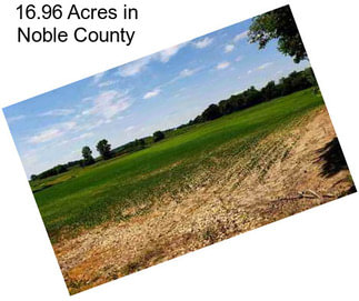 16.96 Acres in Noble County