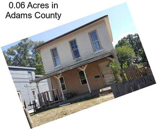 0.06 Acres in Adams County