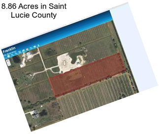 8.86 Acres in Saint Lucie County