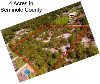 4 Acres in Seminole County