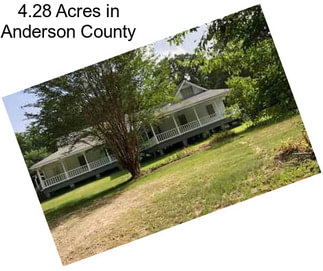 4.28 Acres in Anderson County