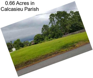 0.66 Acres in Calcasieu Parish