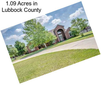 1.09 Acres in Lubbock County