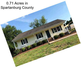0.71 Acres in Spartanburg County