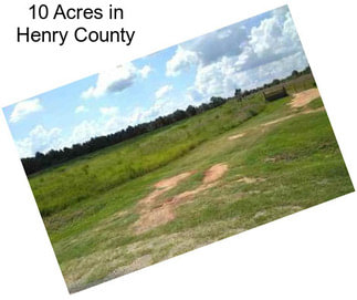10 Acres in Henry County
